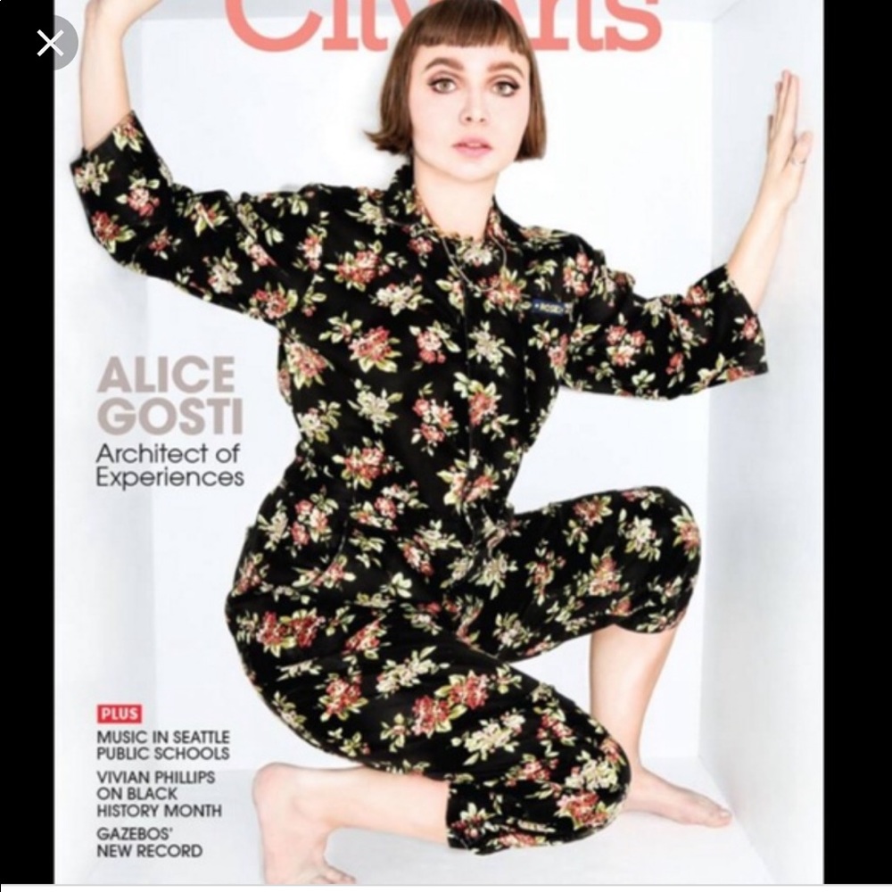 Rosie’s Vintage Floral ‘Work Wear’ Jumpsuit